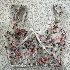 Vitoria’s Secret 36D Floral Corset